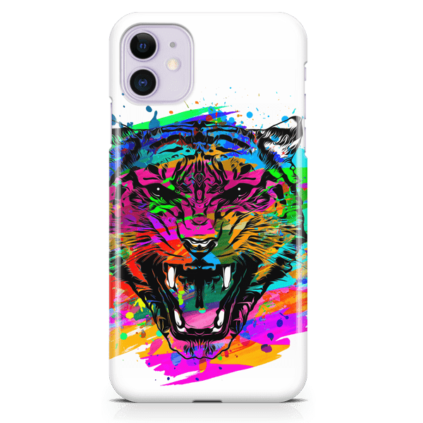 Abstract Tiger iPhone Case