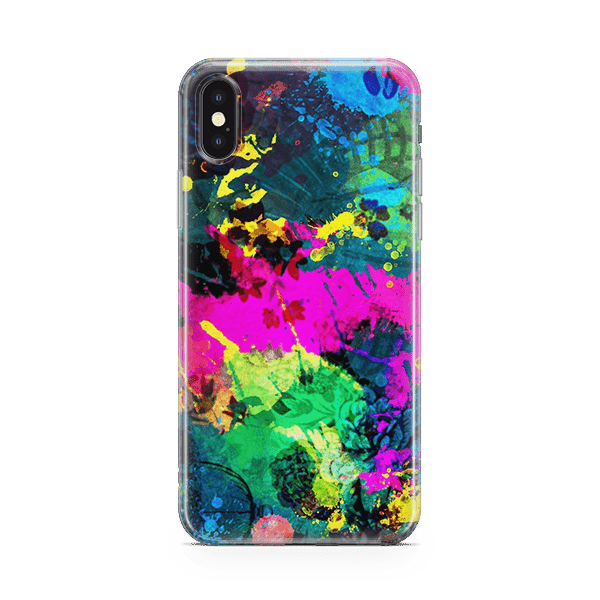 Abstract Splatter iPhone Case