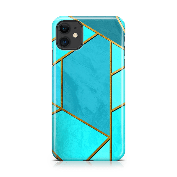 Moderna Teal iPhone 11 Case-min
