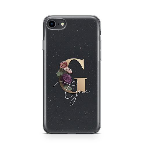 Floral Initial Eco iphone 12 case
