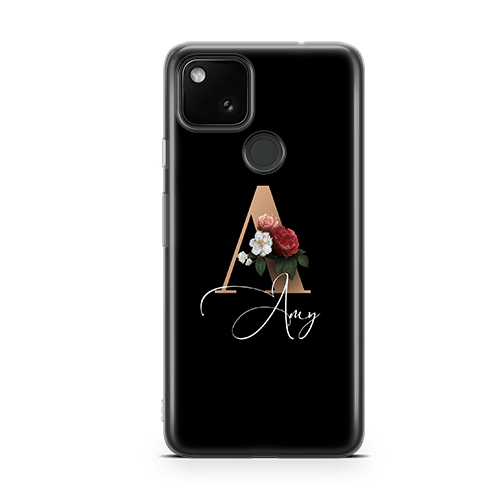 Floral Initial iPhone 13 Case