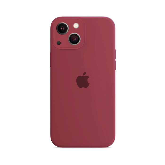 Apple iPhone 13 silicone case red