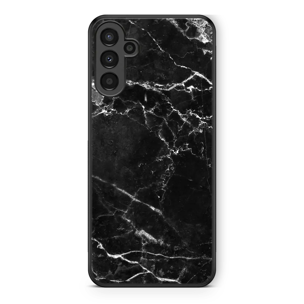 Black Marble Samsung A14 Case