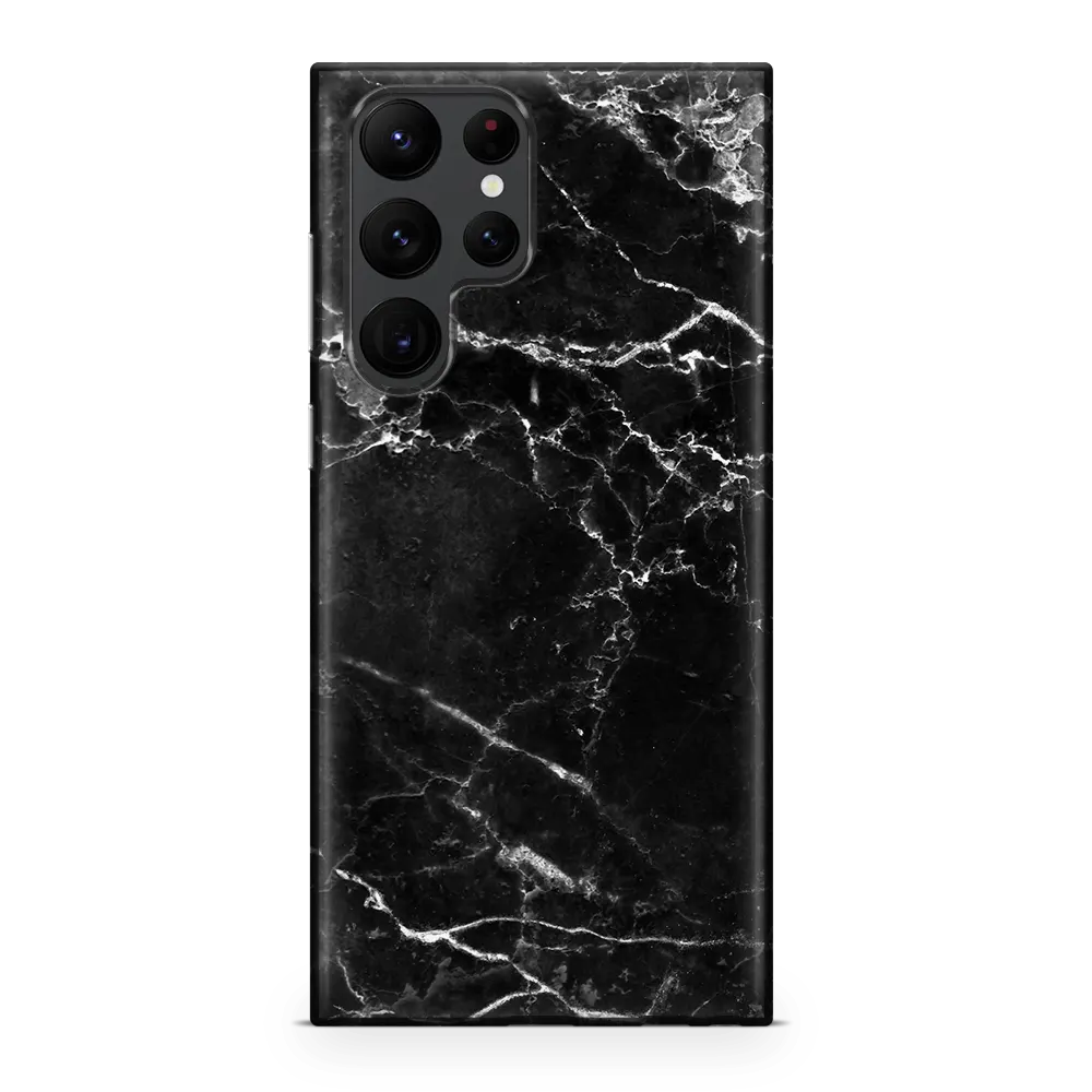 Black Marble Samsung S23 ULTRA Case