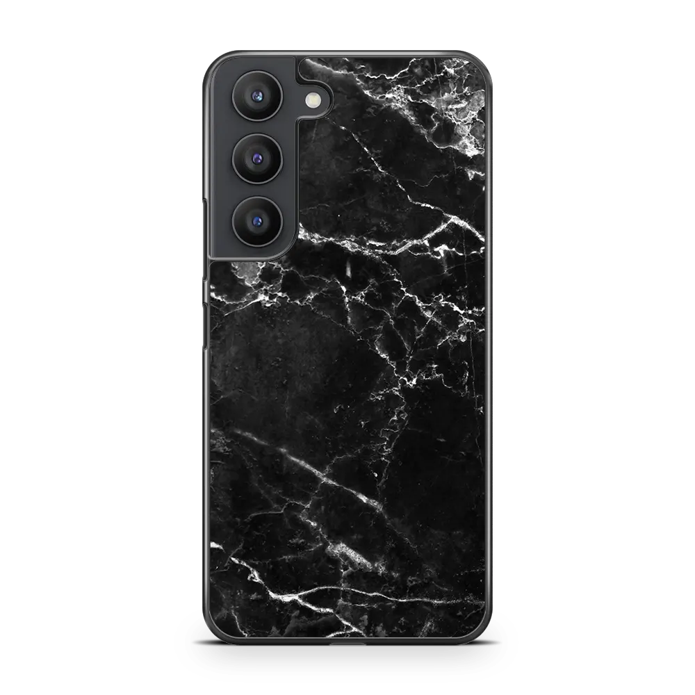 Black Marble Samsung S23 plus Case