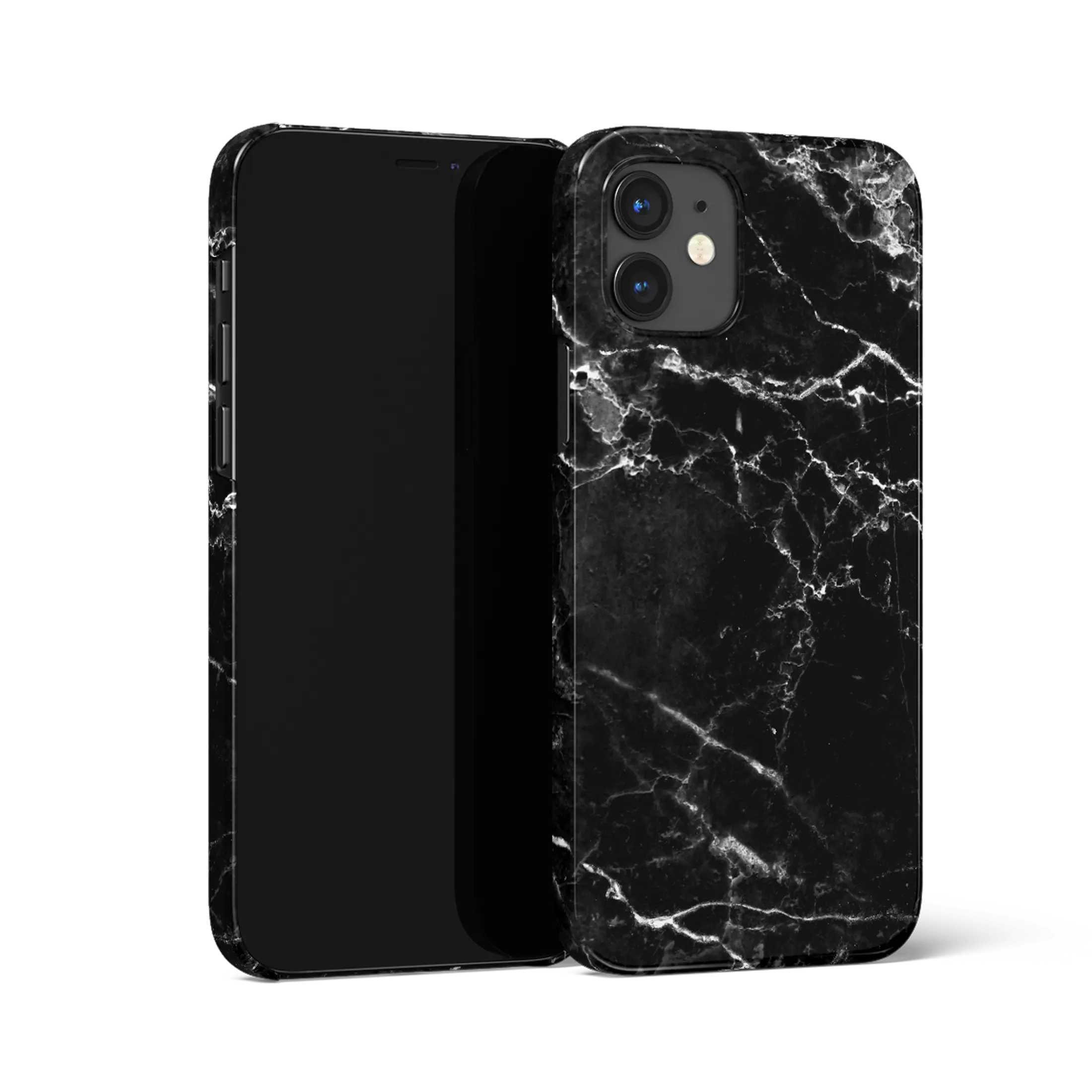 Black Marble iPhone 12 Case