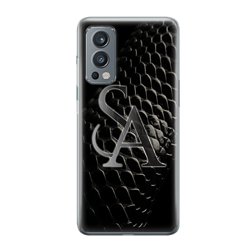 Black Snakeskin OnePlus Nord 2 Case
