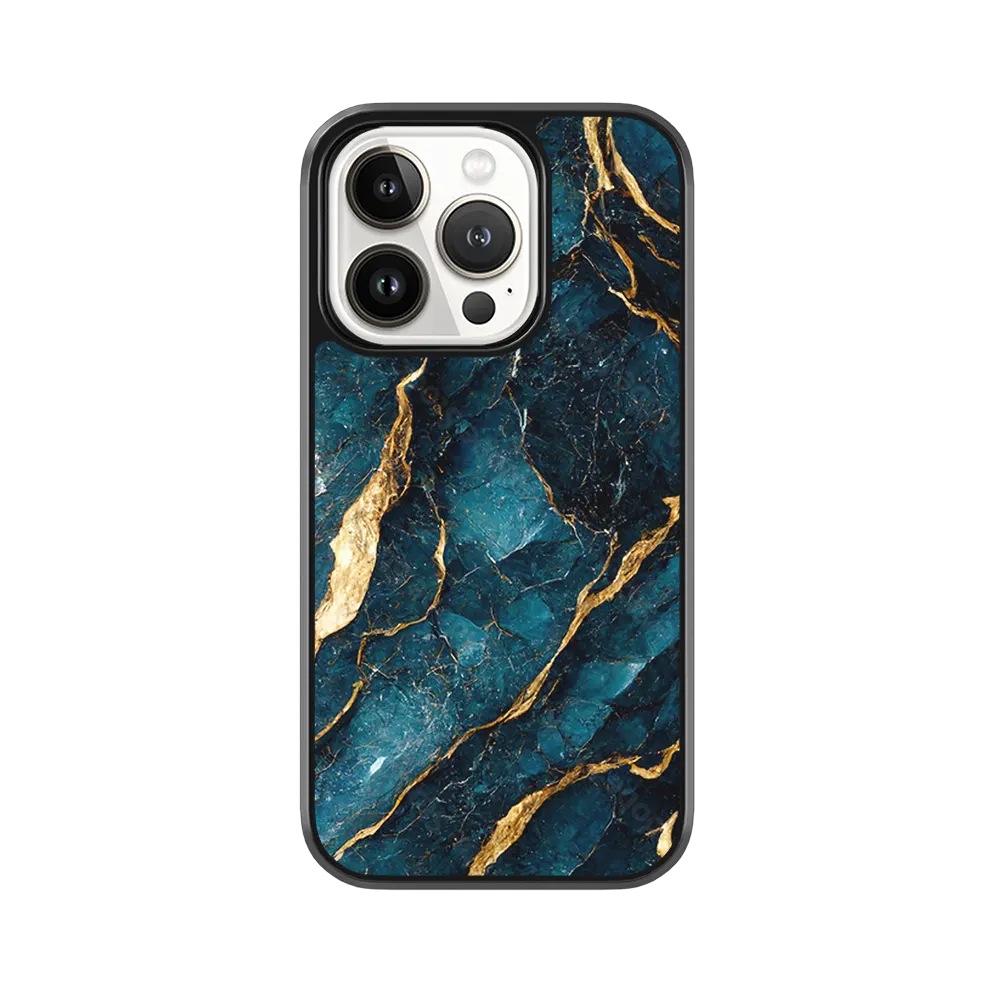 Blue Caves iPhone 15 Pro case
