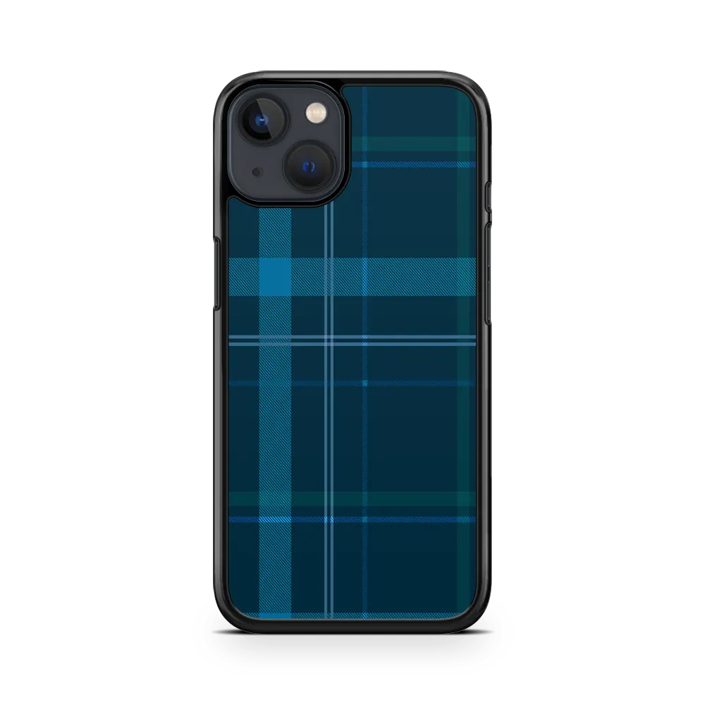 Blue Tartan iphone 13 Case