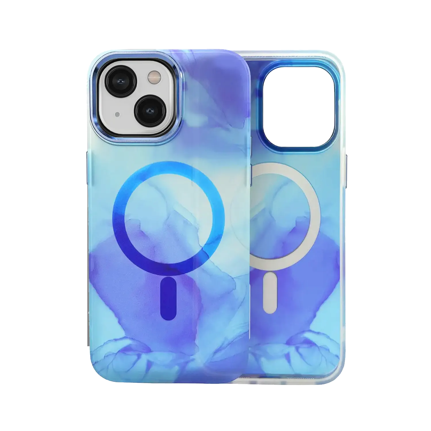 Cloud Magsafe iPhone 13 Case Blue