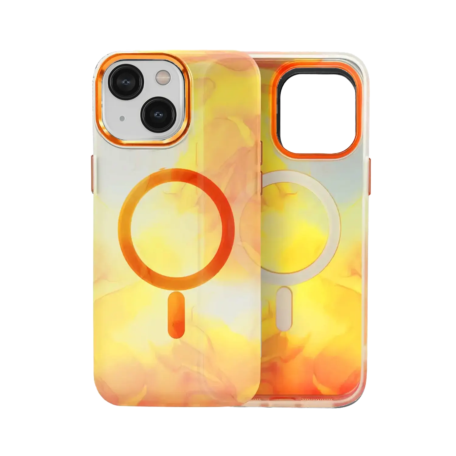 Cloud Magsafe iPhone 13 Case Orange