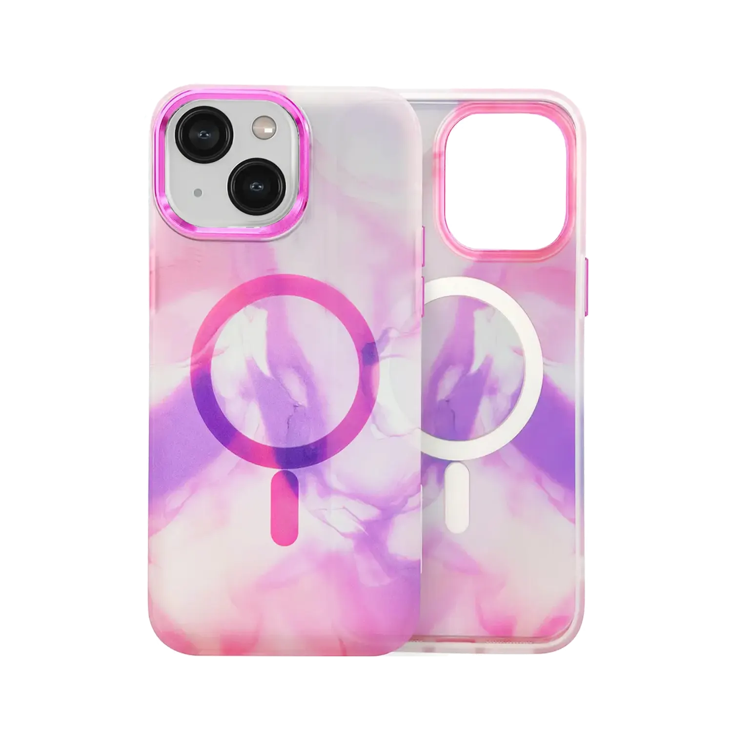 Cloud Magsafe iPhone 14 Case Pink