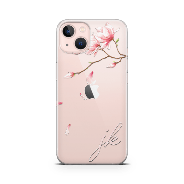 Falling Blossoms iPhone 13 mini Case pink