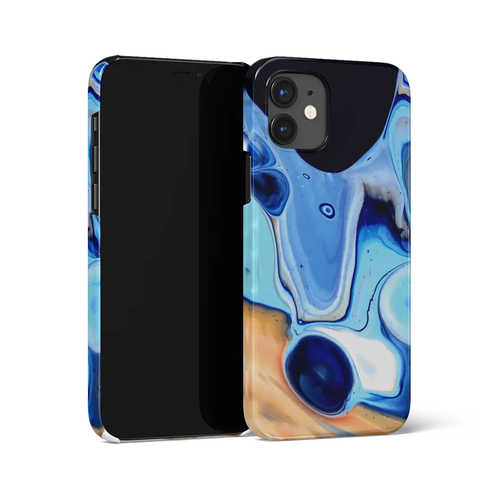 Figura blue ink iphone 12 case