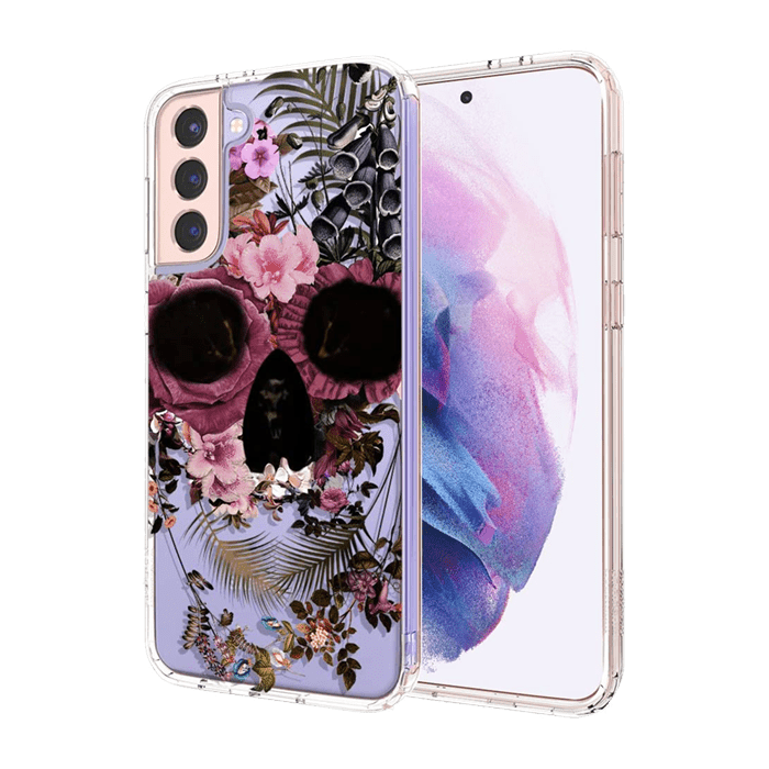 Floral-Skull-samsung-S21-case