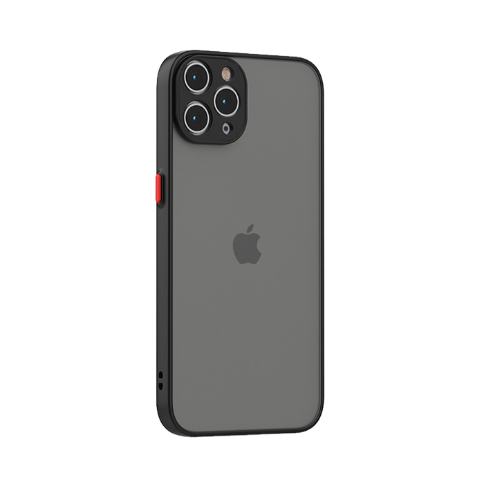 Frosted Shield iPhone 12 Pro Case Black