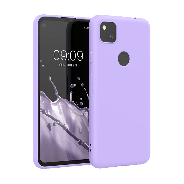 Google-Pixel-4a-silicone-case-lavender