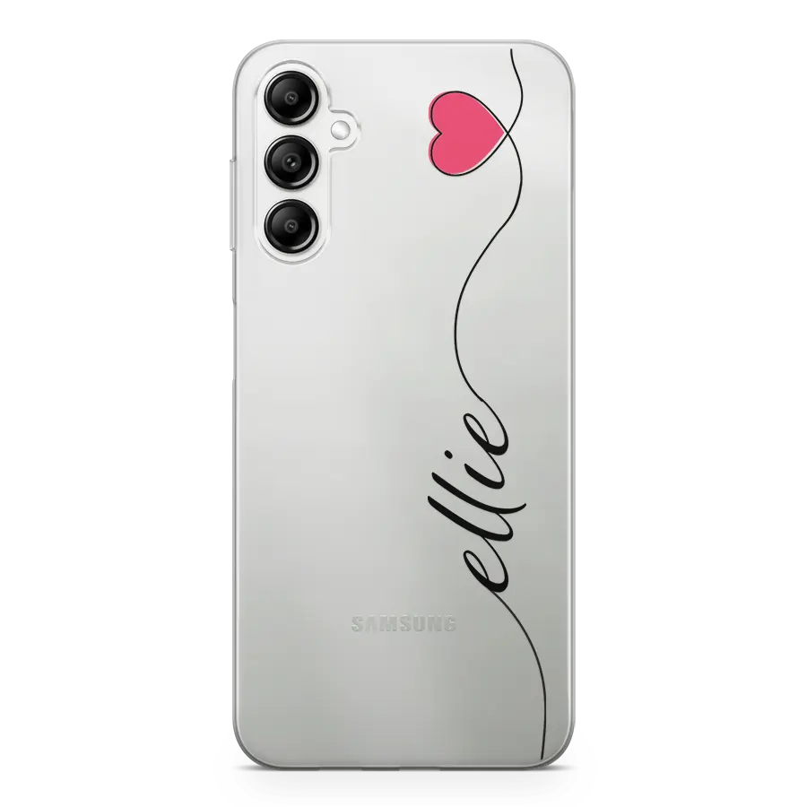 Handwritten Heart Samsung A54 Case White
