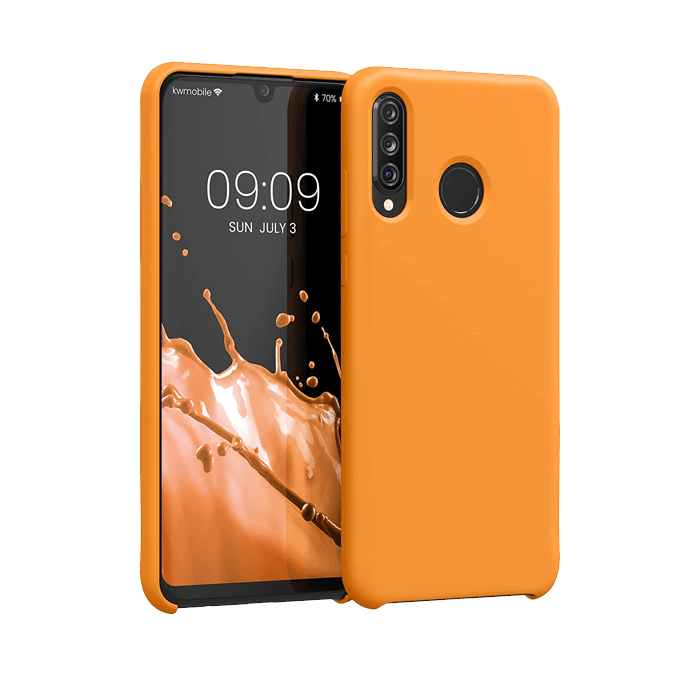 Huawei-P30-Lite-silicone-saffron-case