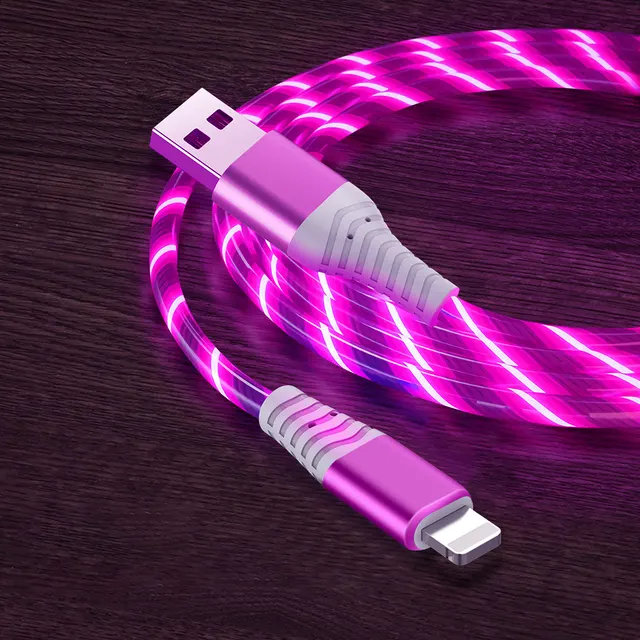 LED Charging Cable Pink