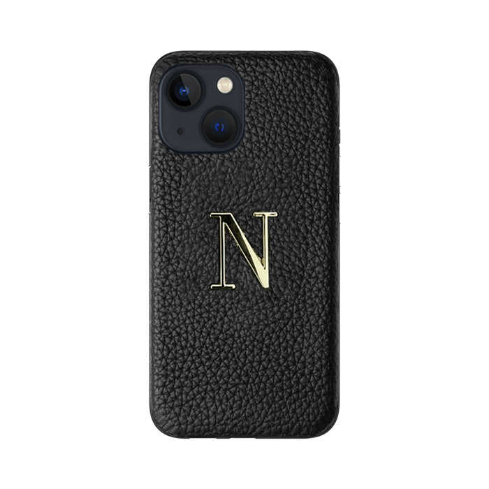 Leather Initial iPhone 13 Case