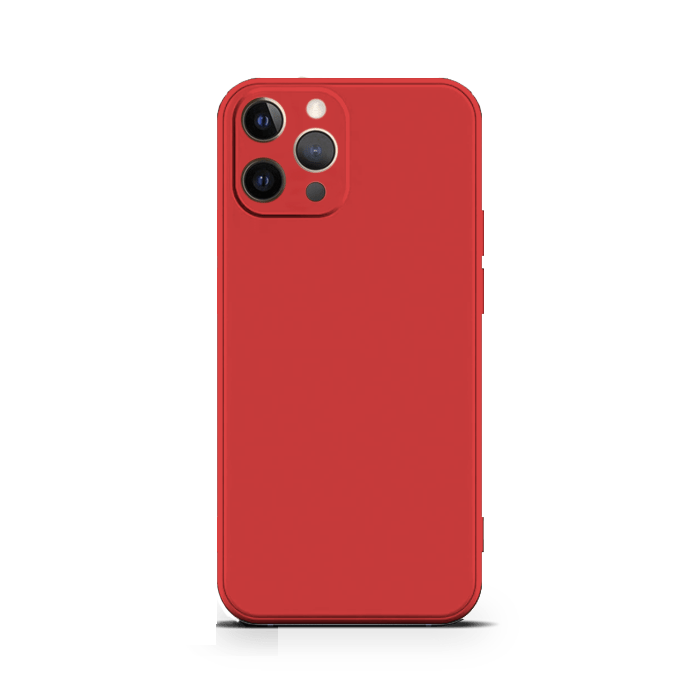 Liquid Silicone iPhone 13 Pro Case Red