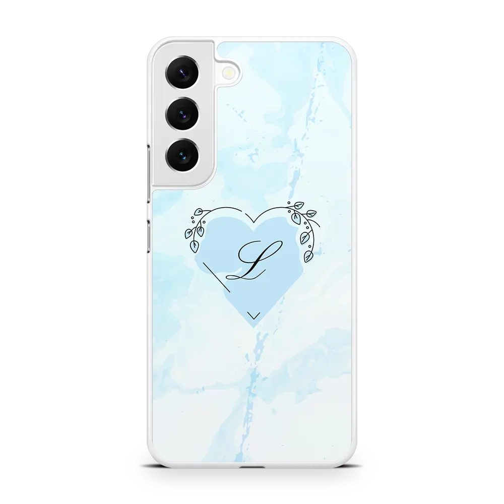 Marble Heart Samsung S21 FE Case
