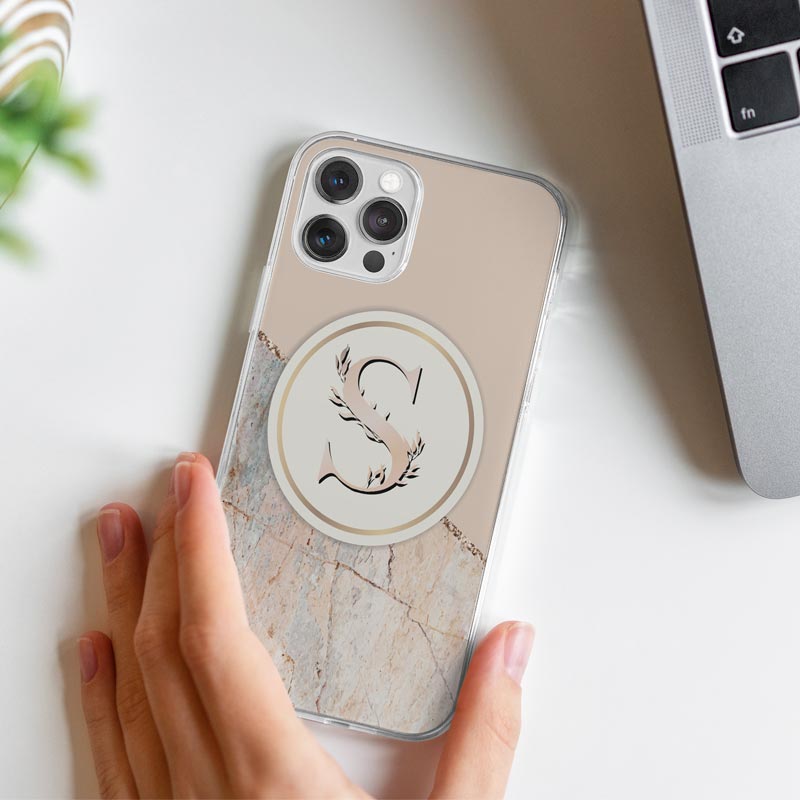 Neutral-Initial-Phone-Cover