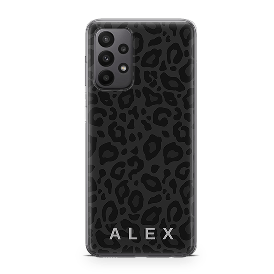 Noir Leopard Galaxy A23 Case