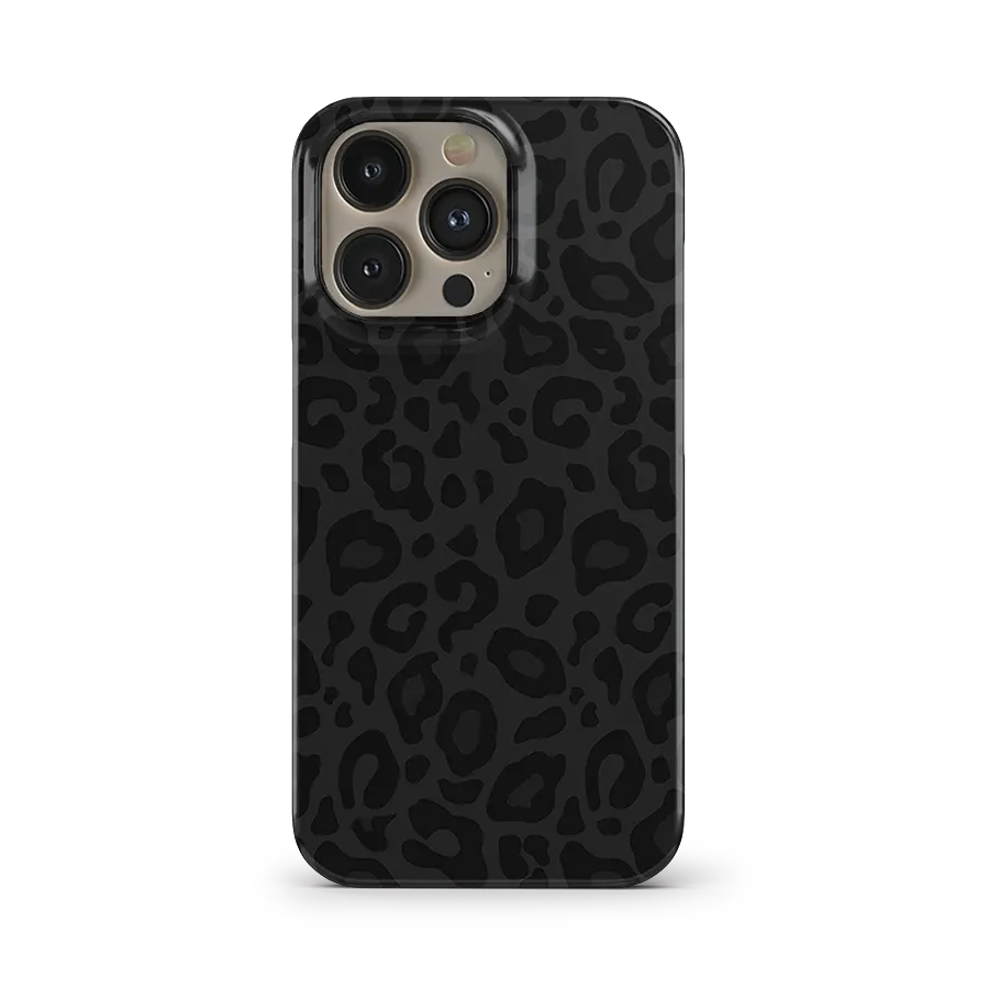 Noir Leopard iPhone 12 Pro hard case