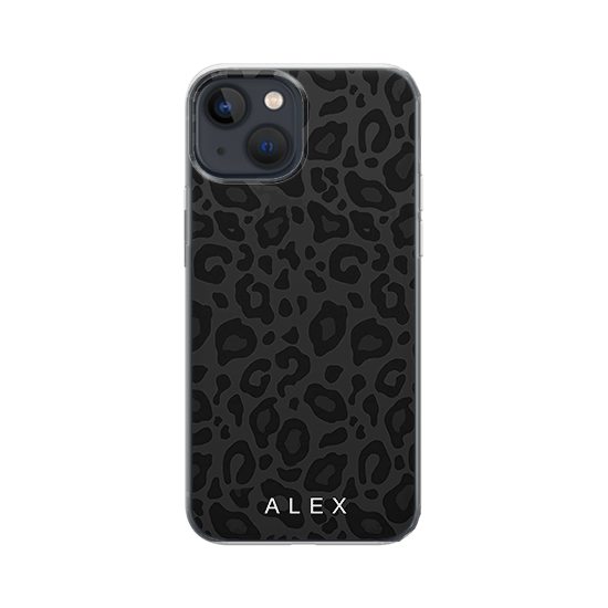 Noir Leopard iPhone 13 Mini Case