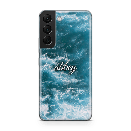 Ocean blue Galaxy s22 case