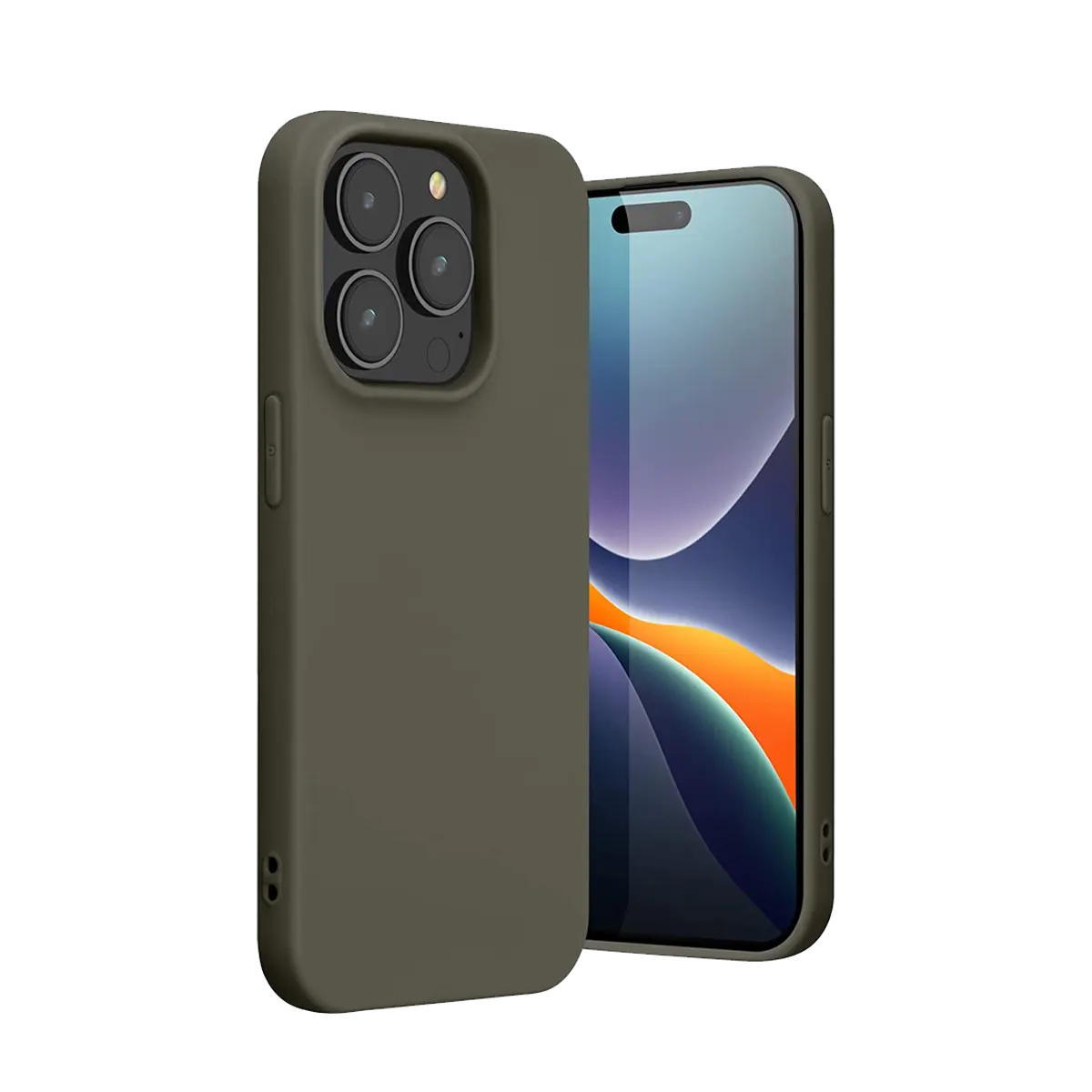 Olive iphone 14 pro case