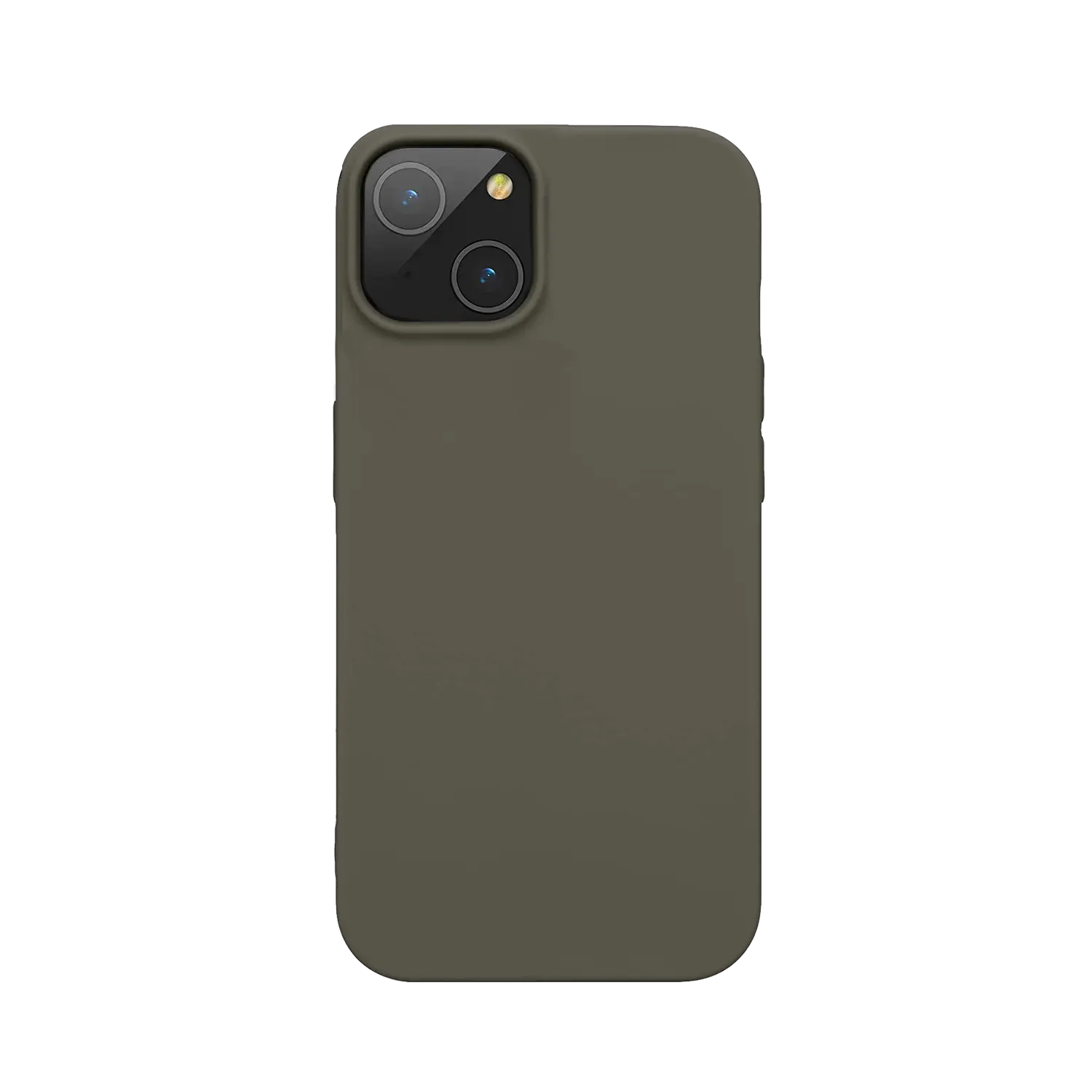 Olive silicone iphone 13 case