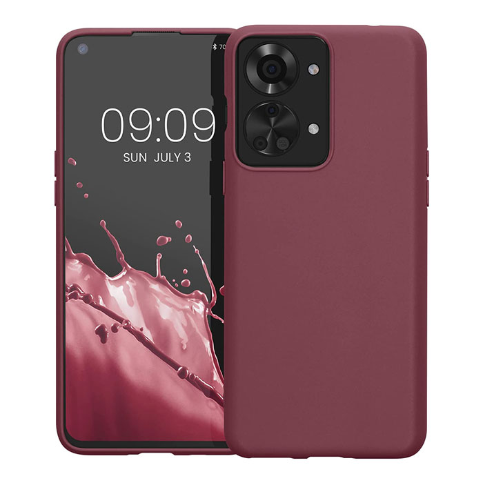OnePlus-Nord-2T-Burgundy-Case-side-view