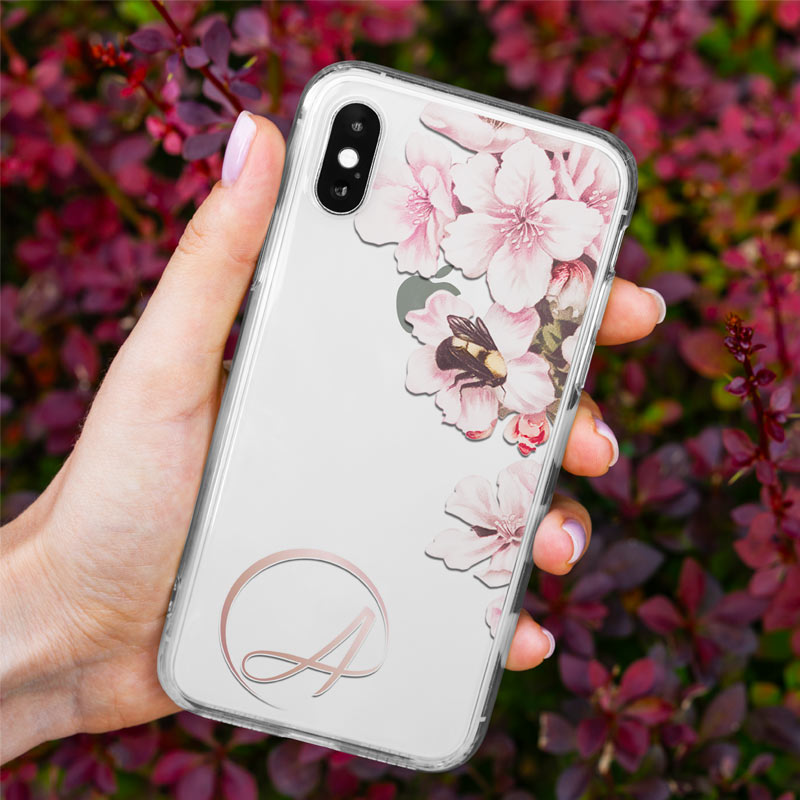 Orchid-Initials-Phone-Cover