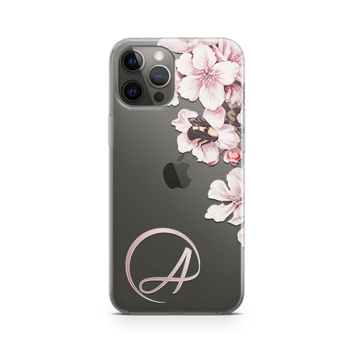 Orchid Initials iPhone 12 Pro Case
