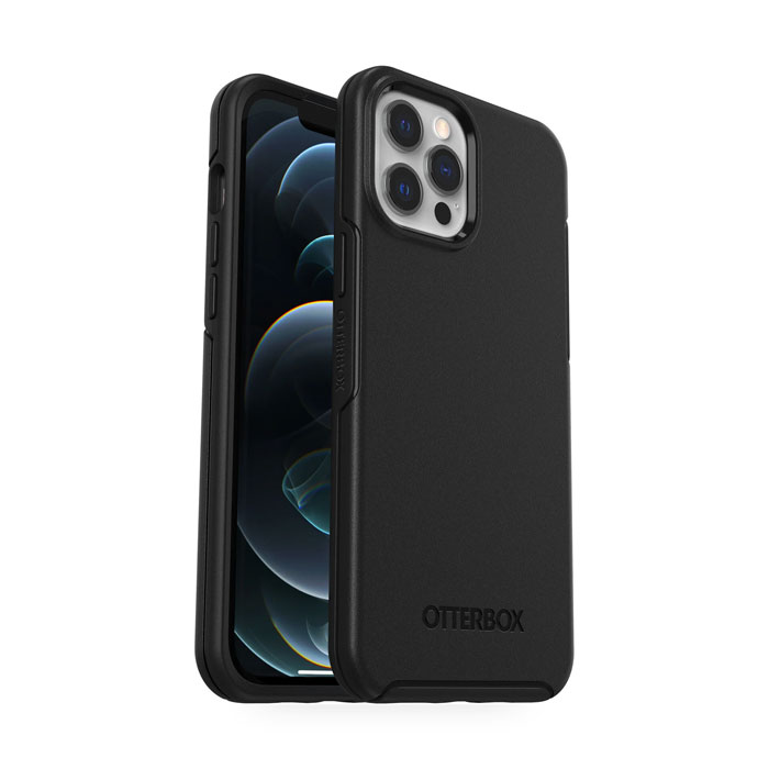 Otterbox-symmetry-iphone-12-pro-black-case-3d-view
