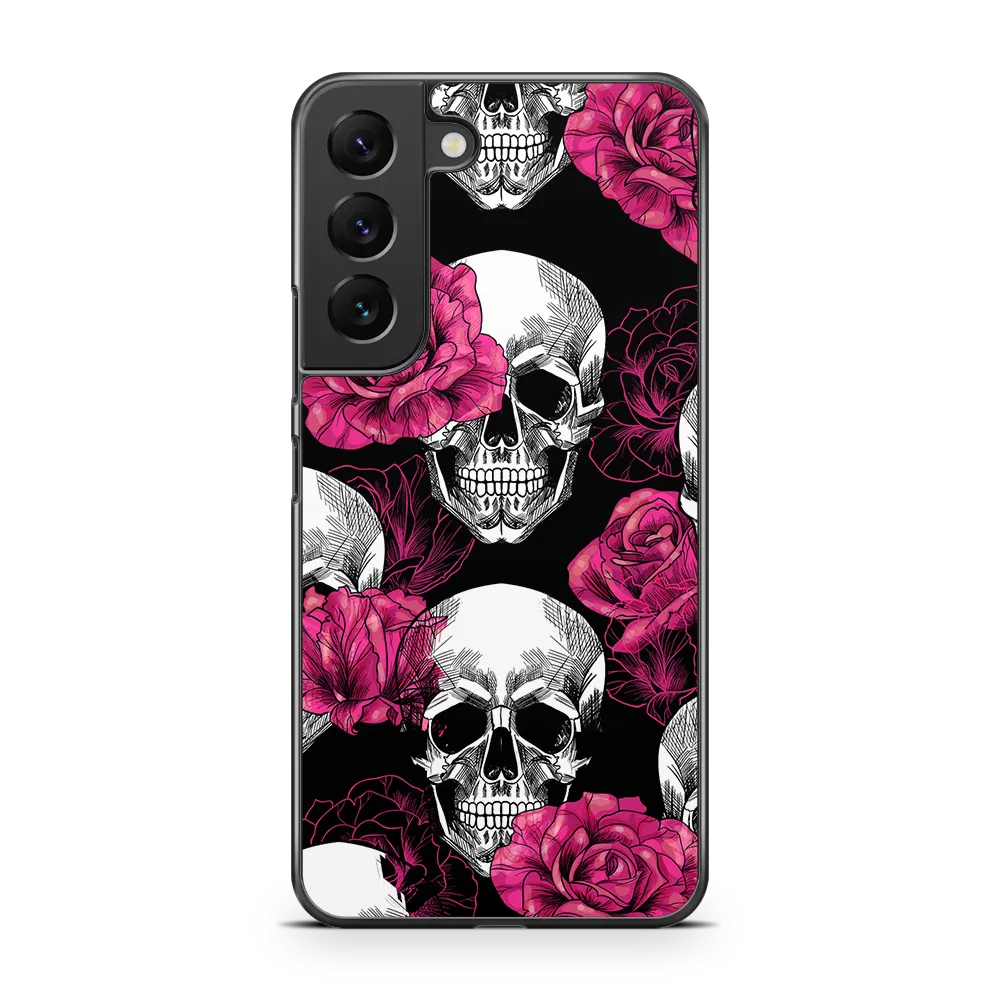 Pink Skull Samsung S21 FE case