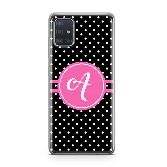 Polka Pink Galaxy A51 case