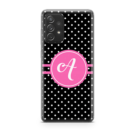 Polka Pink Galaxy A73 case