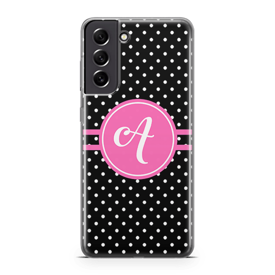 Polka Pink Galaxy S21 FE case