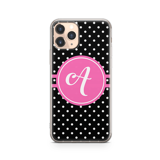 Polka Pink iphone 11 pro case