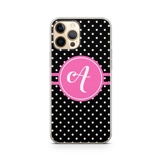 Polka Pink iphone 12 pro case