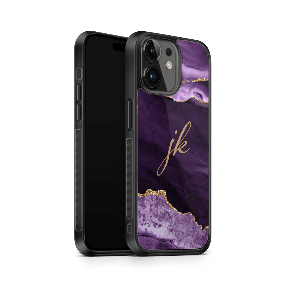 Purple Agate iPhone 12 Phone Case