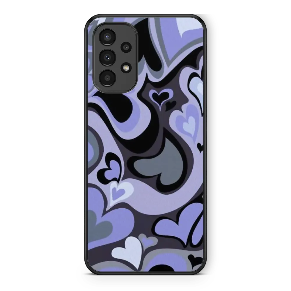 Purple Heart Swirl Samsung A53 Case
