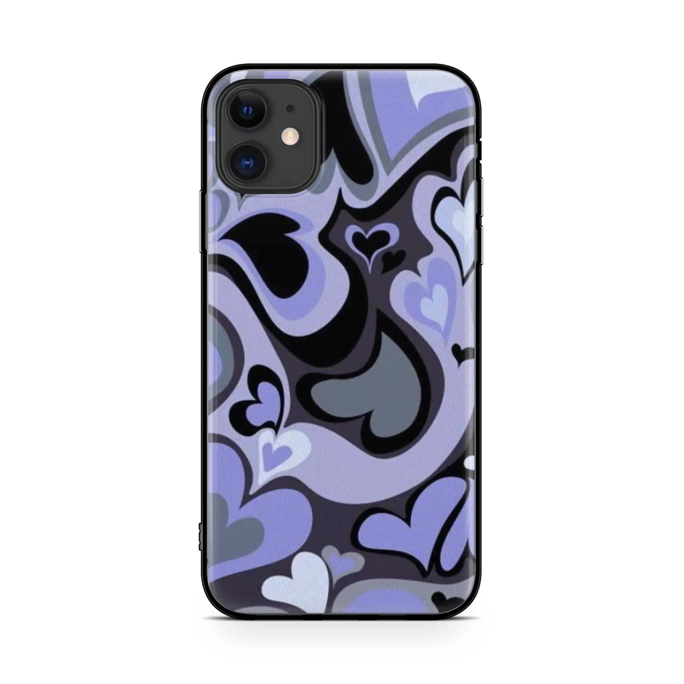 Purple Heart Swirl iPhone 11 Case