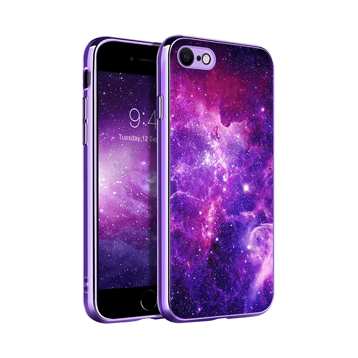 Purple Nebula iPhone SE 2022 Case