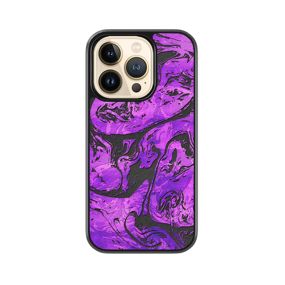 Purple Vortex iPhone 13 Pro Case