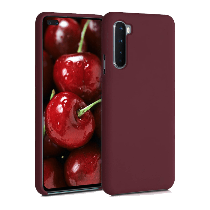 Red Wine Silicone Phone Case OnePlus Nord